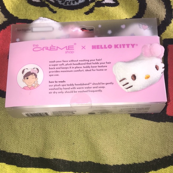 🎀✨🆕Crème Shop x Hello Kitty Limited Edition Bing’d Out Plush Spa Headband!BNIB - Picture 7 of 10